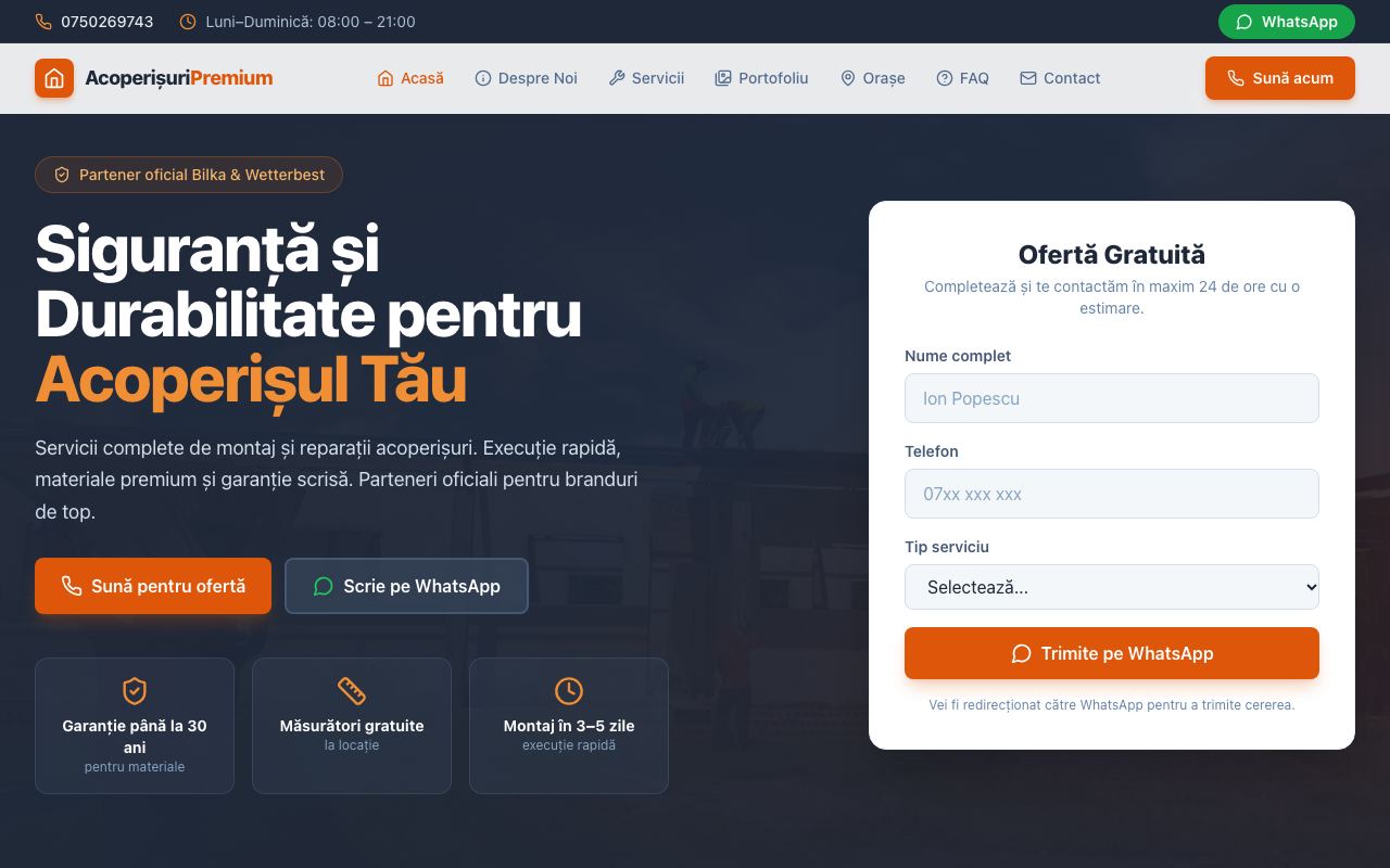 Site realizat de X-IT pentru Acoperișuri Premium (acoperisuri-premium.ro)