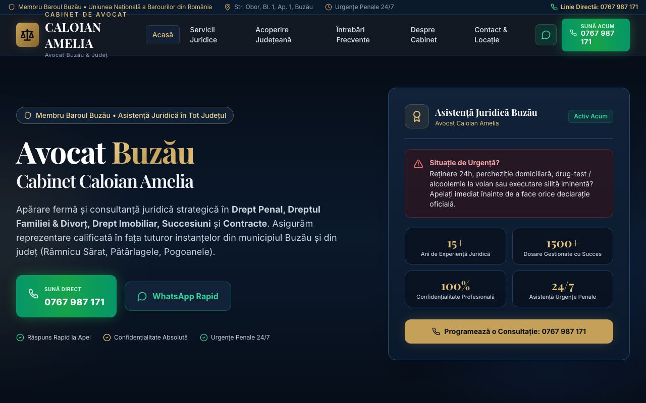 Site realizat de X-IT pentru Cabinet Avocat Caloian Amelia (avocat-buzau.ro)