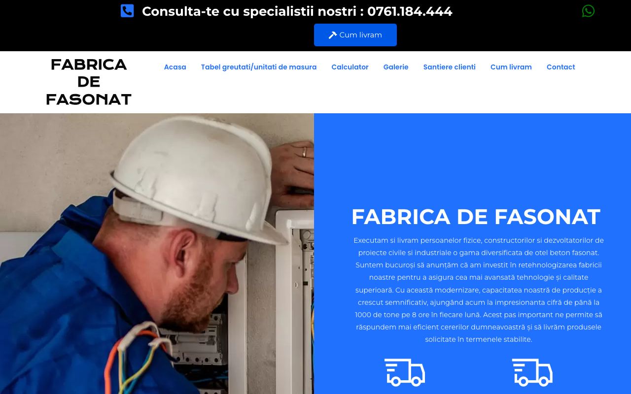 Site realizat de X-IT pentru Fasonare Oțel Buzău (fasonareotel.ro)